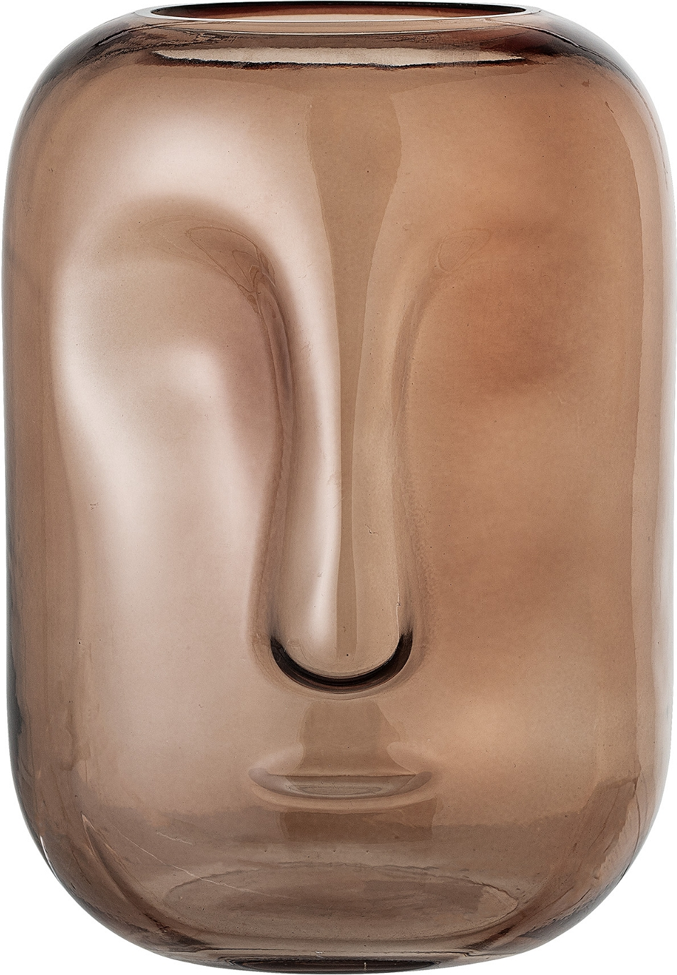 Elegant Gulvvase Amida fra Bloomingville - Brun Glasfinish