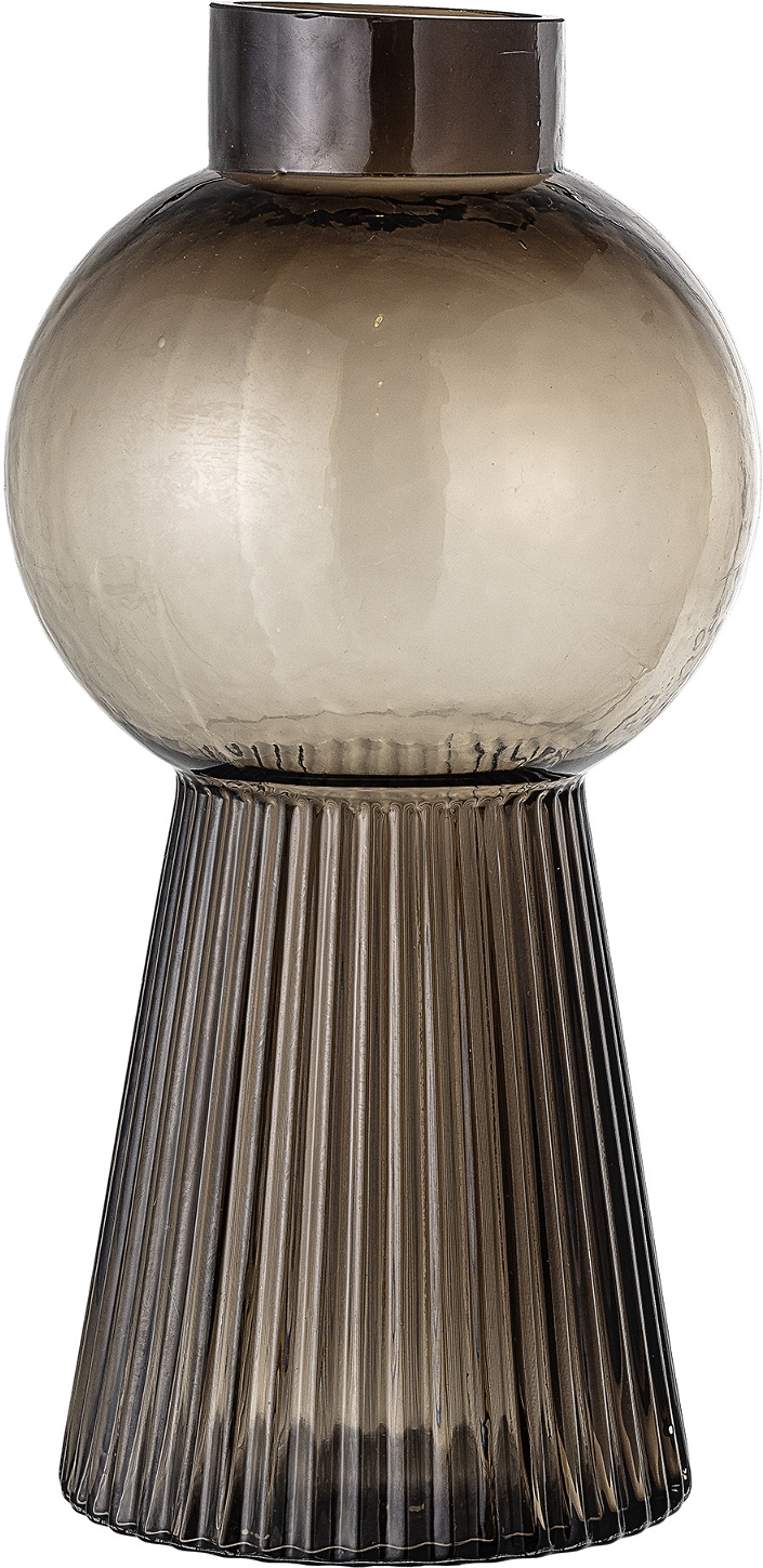 Elegant Gulvvase i Brun Glas fra Bloomingville Nabaha