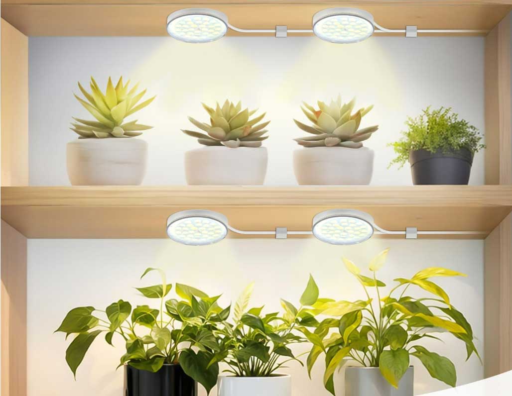 Gx53 Grolys Pære   Fuld Spektret Hvidt Lys  7watt