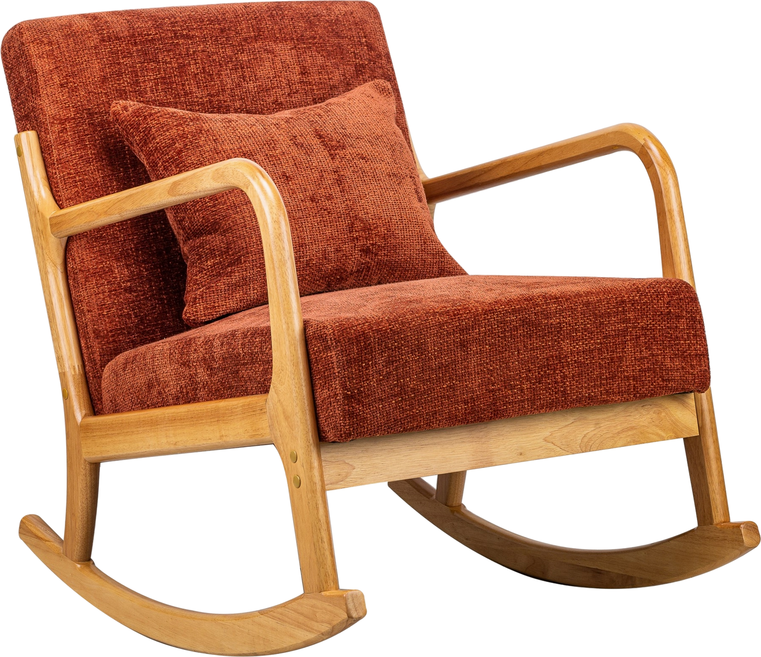 Gyngestol Nordlys Furniture Diana Rød Polstring Fsc-gummitræ H80ã B64ã D88 Cm