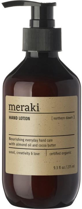 Håndlotion Håndcreme Meraki Northern Dawn økologisk Cosmos Med Mandelolie Og Kakaosmør