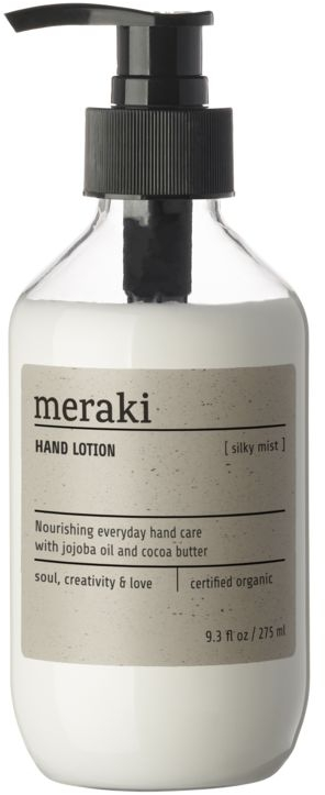Håndlotion Meraki Silky Mist med Aloe Vera og Jojobaolie
