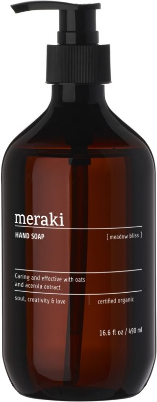 Håndsæbe Meraki Meadow Bliss 490 Ml  økologisk   Fugtgivende Med Frisk Citrusduft