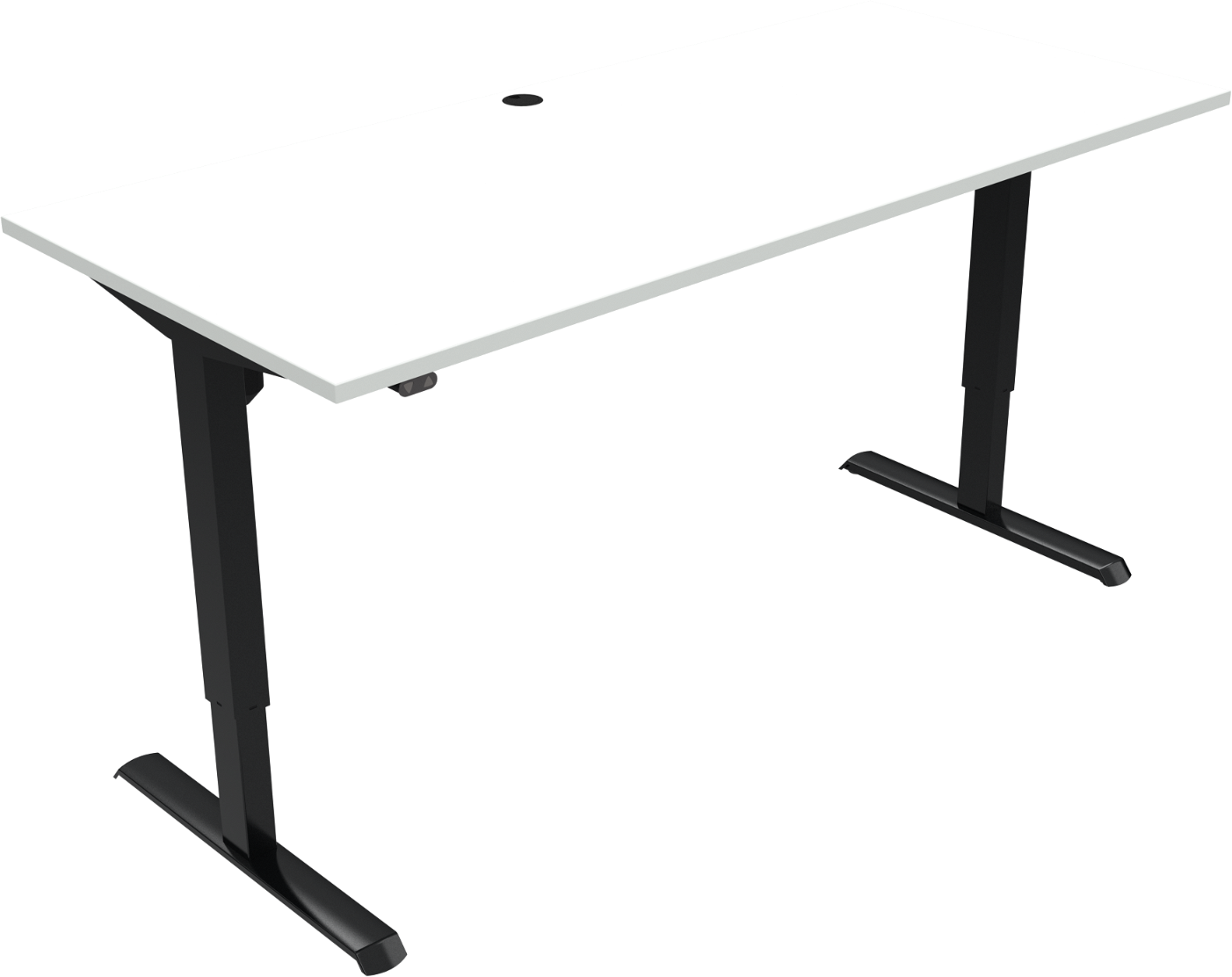 Hæve- og Sænkebord Zennord AdaptDesk – Firkantet Design