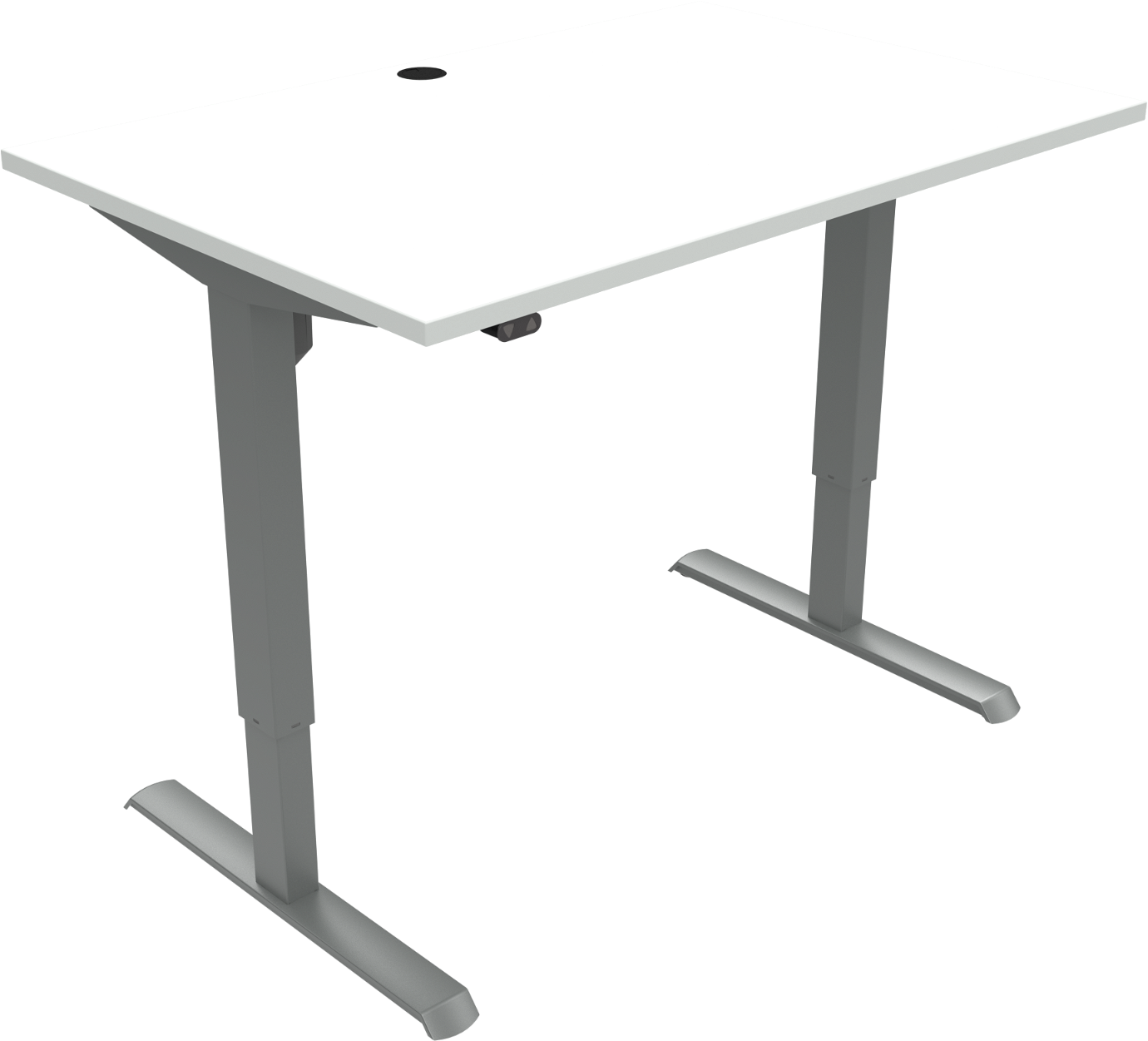 Hæve-Sænkebord Zennord Adaptdesk - Hvid Melamin 120x80 cm