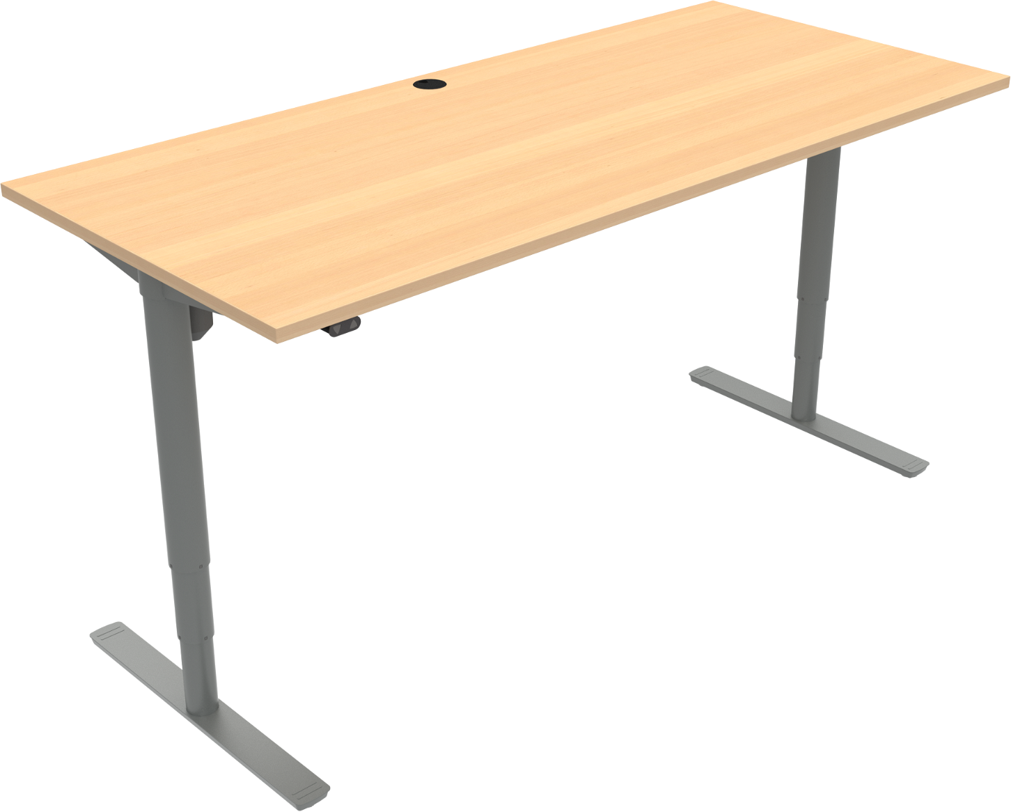 Hæve-sænkebord Zennord Comfortzone 180x80 cm – Ergonomisk Design