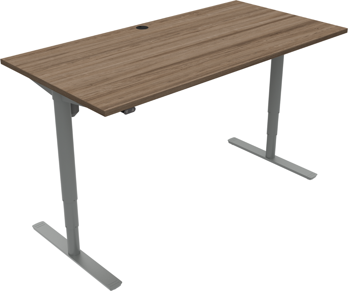 Hæve-Sænkebord Zennord Comfortzone 160x80 cm i Valnød