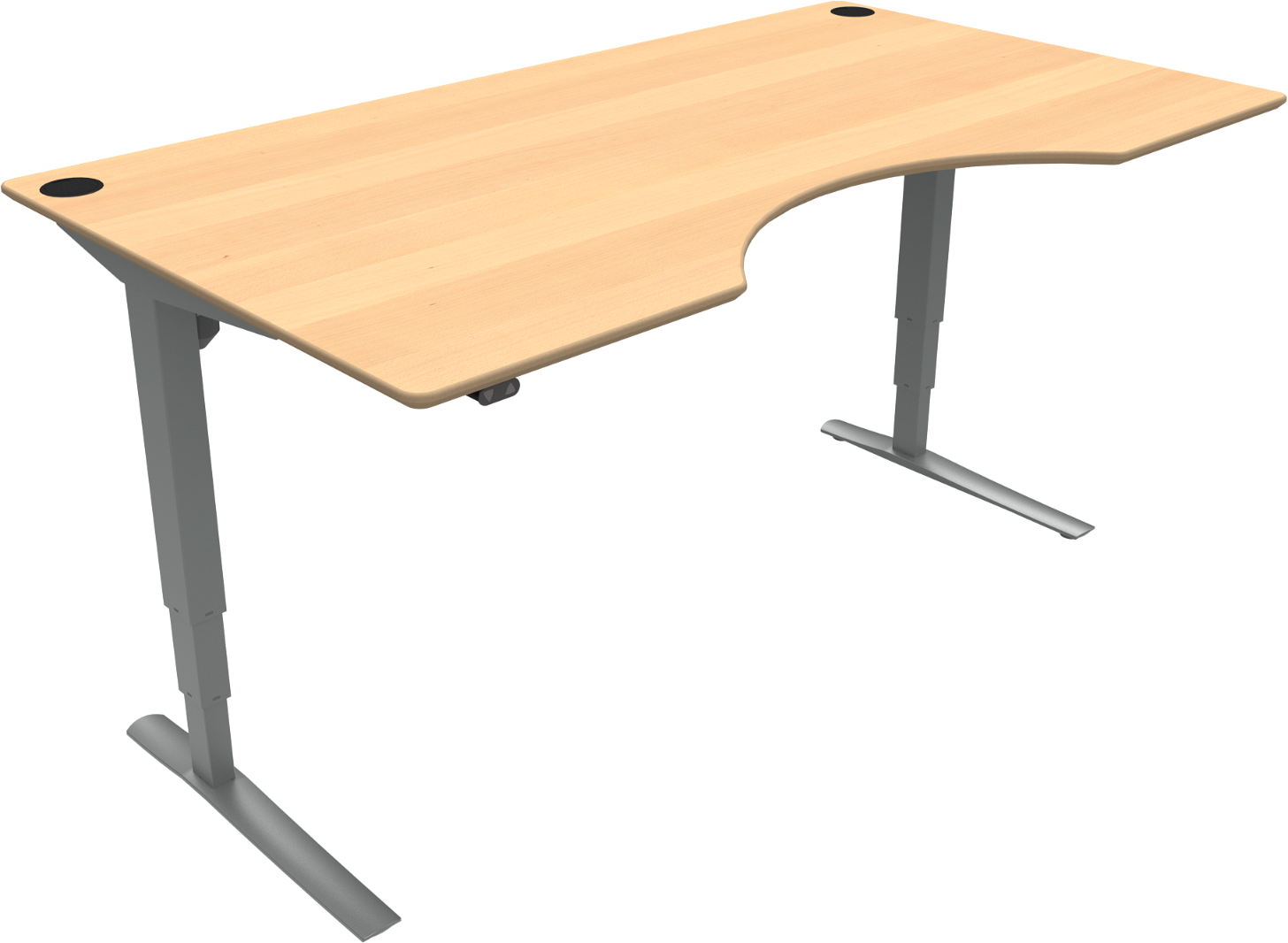 Hæve-sænkebord Zennord Rise Rest - Elegant Kontorbord 180x100 cm