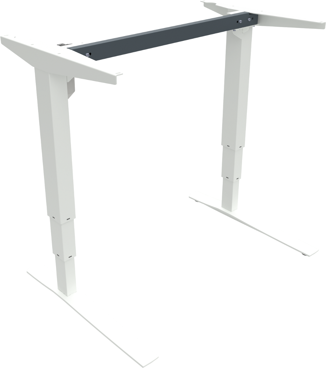 Hæve- Sænkebordstel Zennord Rise Rest 501-43 Hvid Justerbart 65-125 Cm Metal En527 Tã   Godkendt