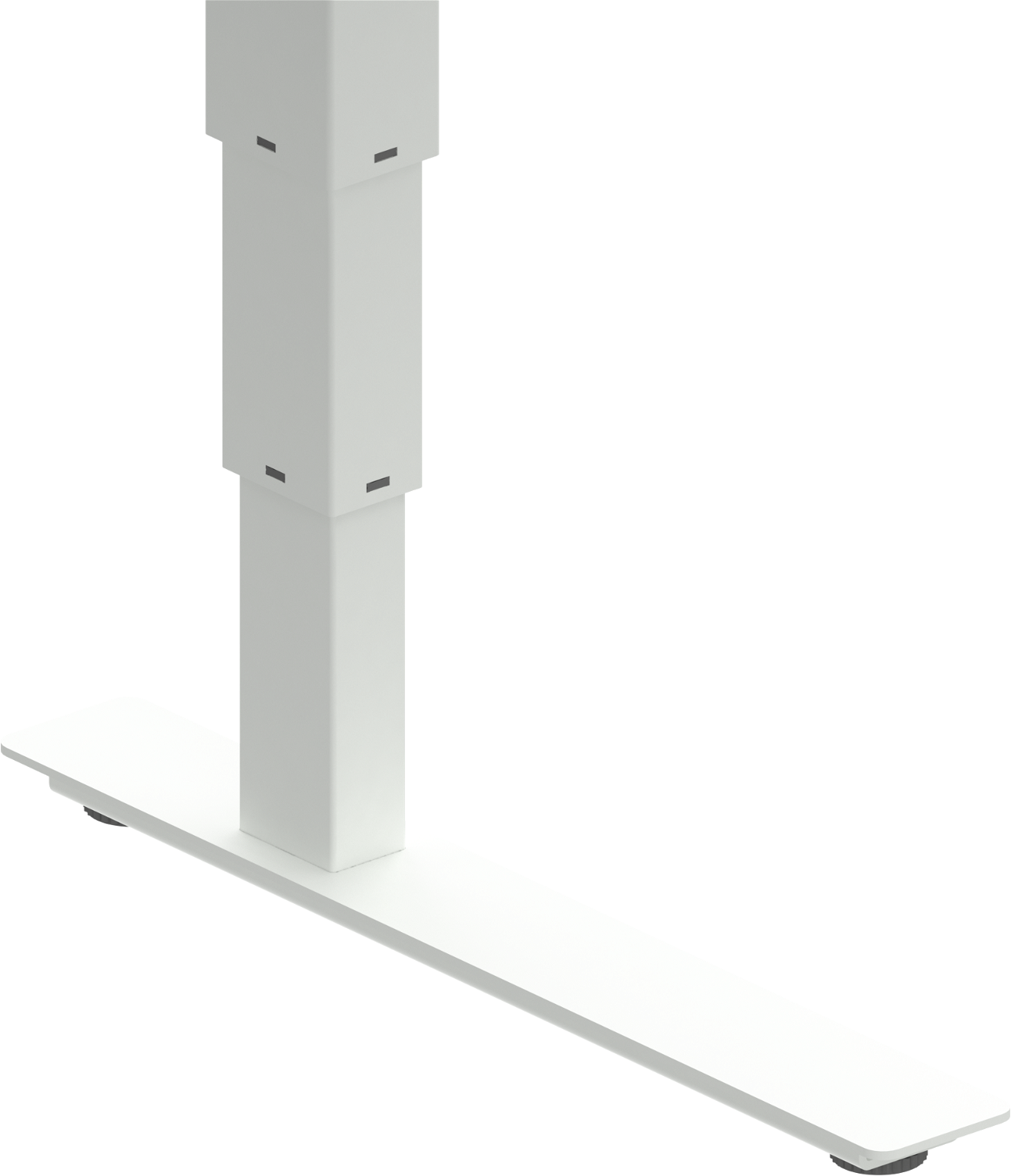 Hæve-/Sænkestel Zennord VersaStand i Hvidt Metal - 57-122 cm