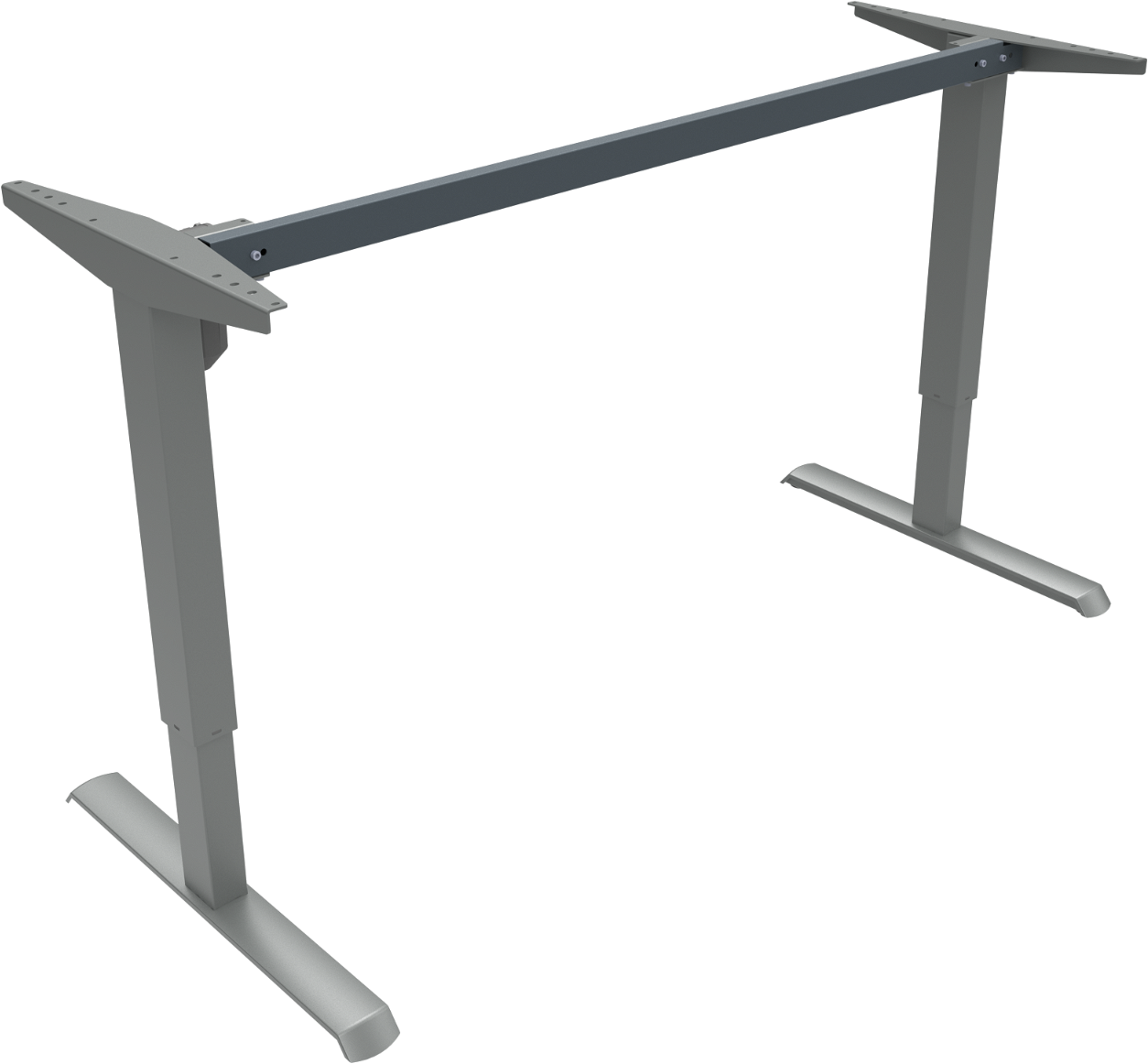 Justerbart Hæve-/Sænkestel Zennord AdaptDesk Sølv - Ergonomi