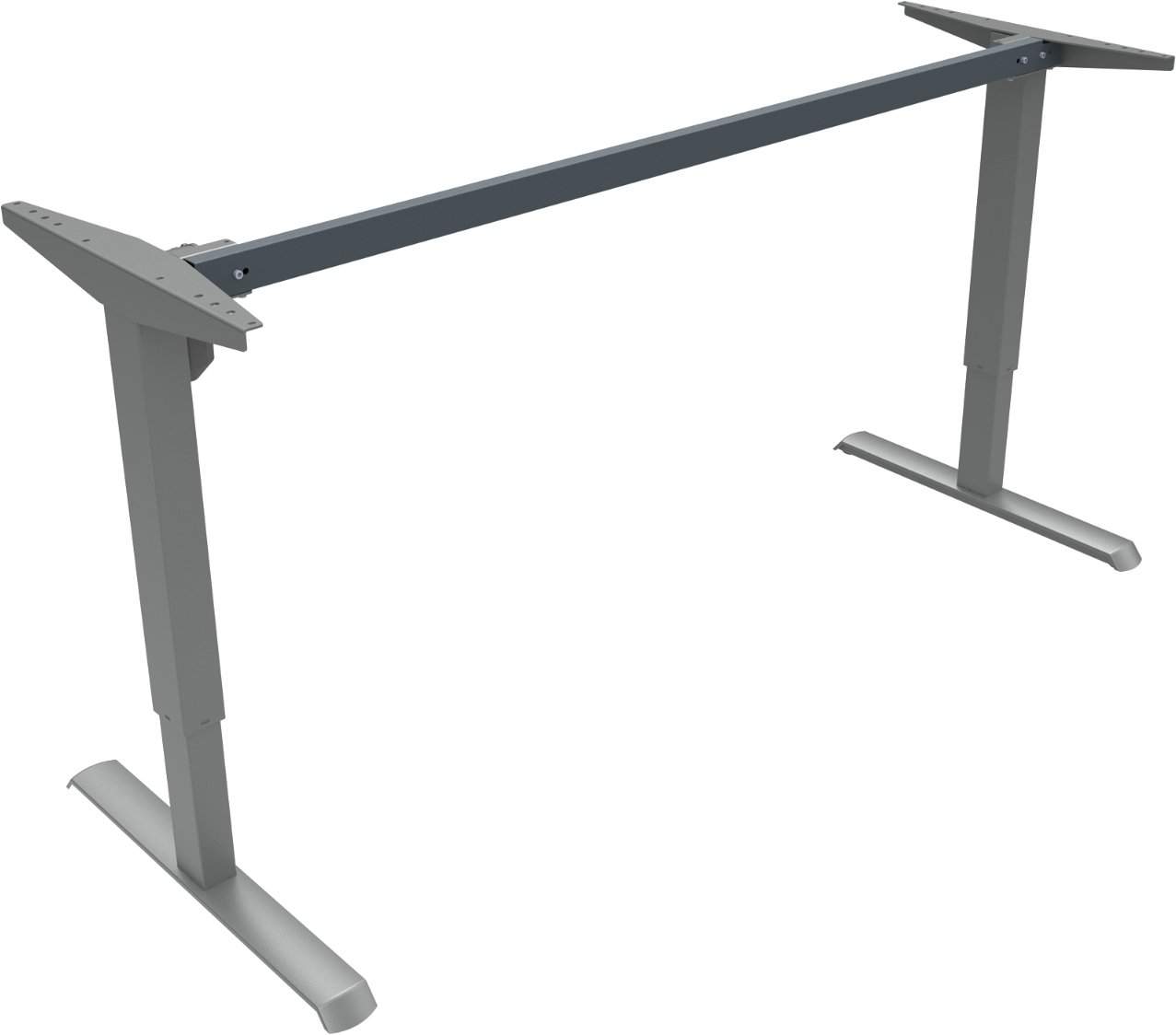 Justerbart Hæve-/Sænkestel Zennord AdaptDesk i Sølv - Ergonomi