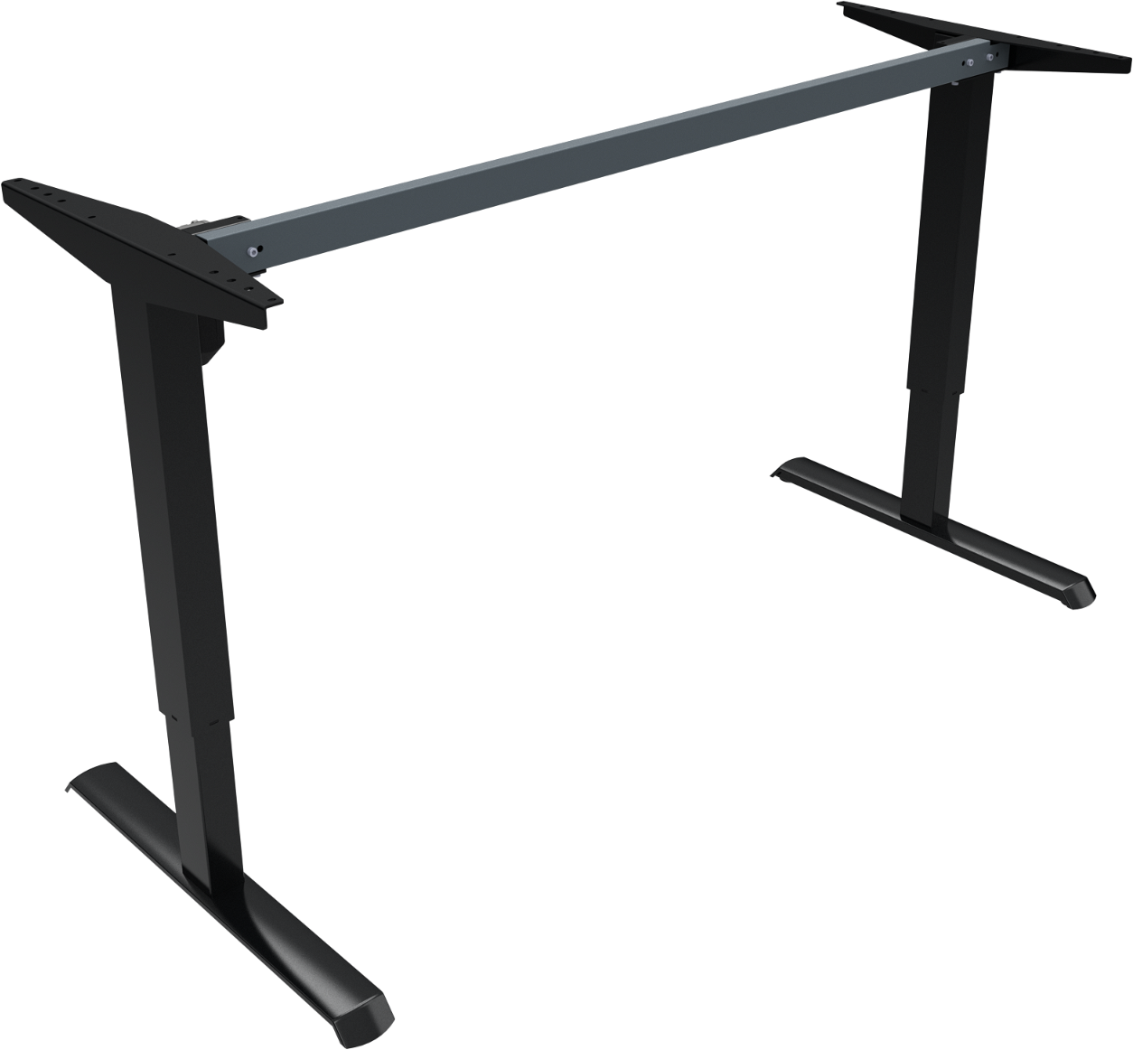 Hæve- og Sænkestel Zennord AdaptDesk - Justerbar Sort Metal