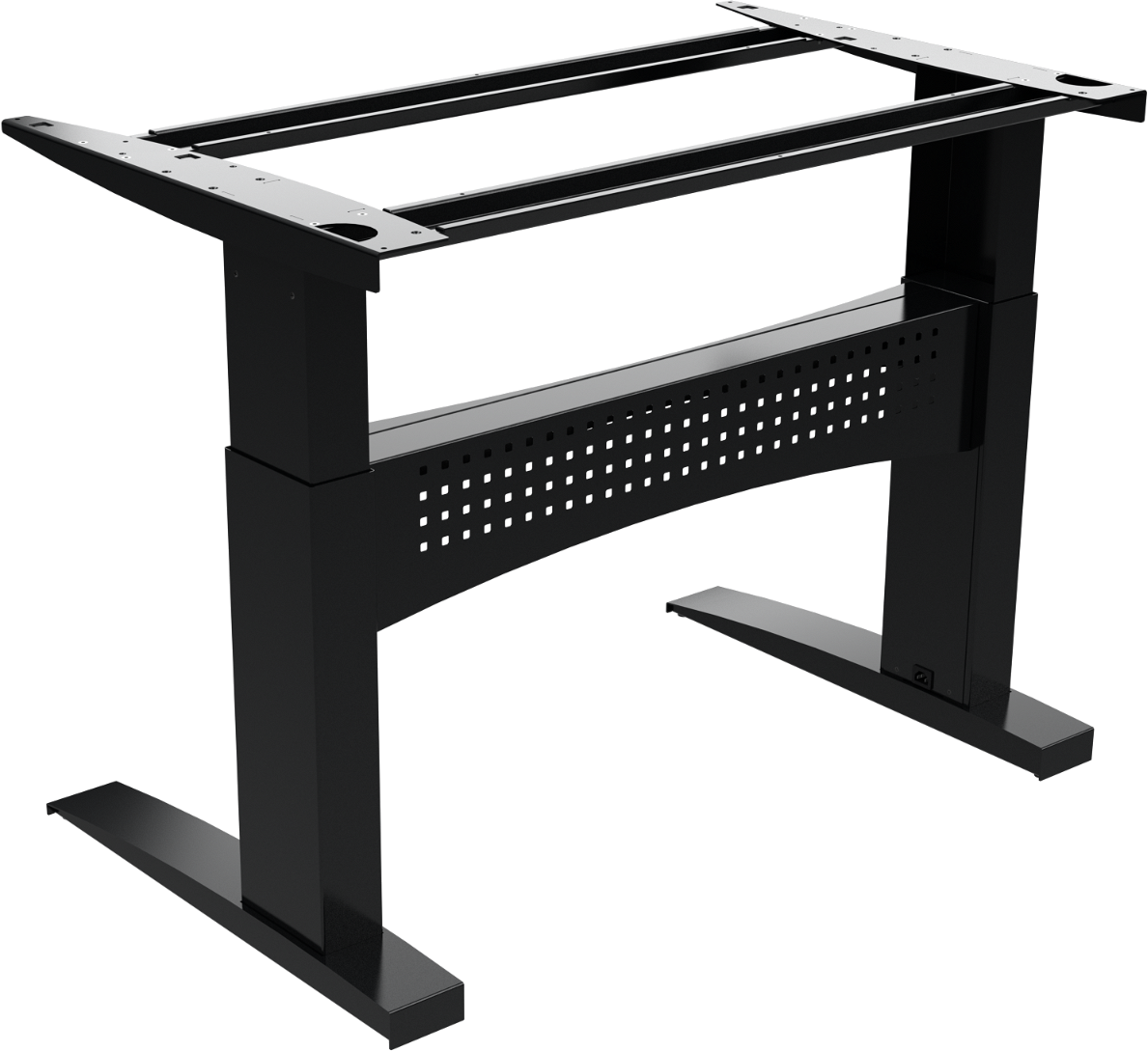 Motoriseret Hæve-/Sænkestel Zennord Flexdesk - Sort Metal
