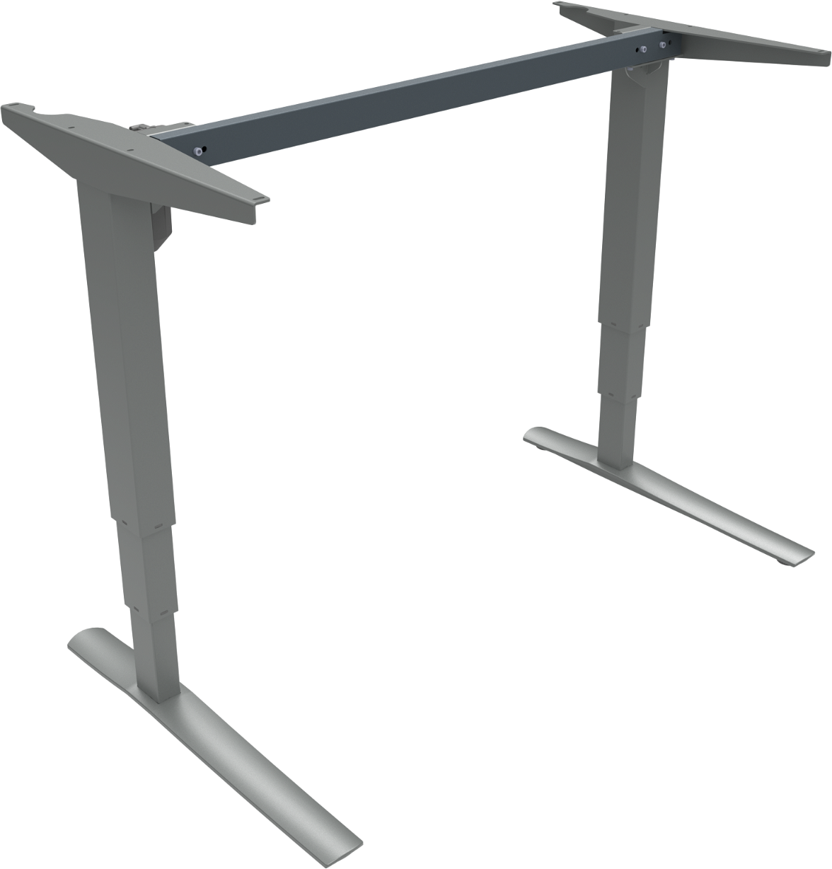 Hæve- og Sænkestel Zennord Rise Rest - Justerbar Sølv 65-125 cm