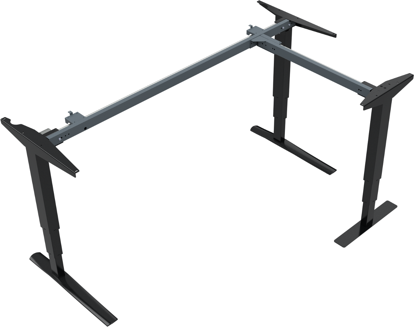 Hæve- og Sænkestel Zennord Rise Rest - Sort Metal 65-125 cm