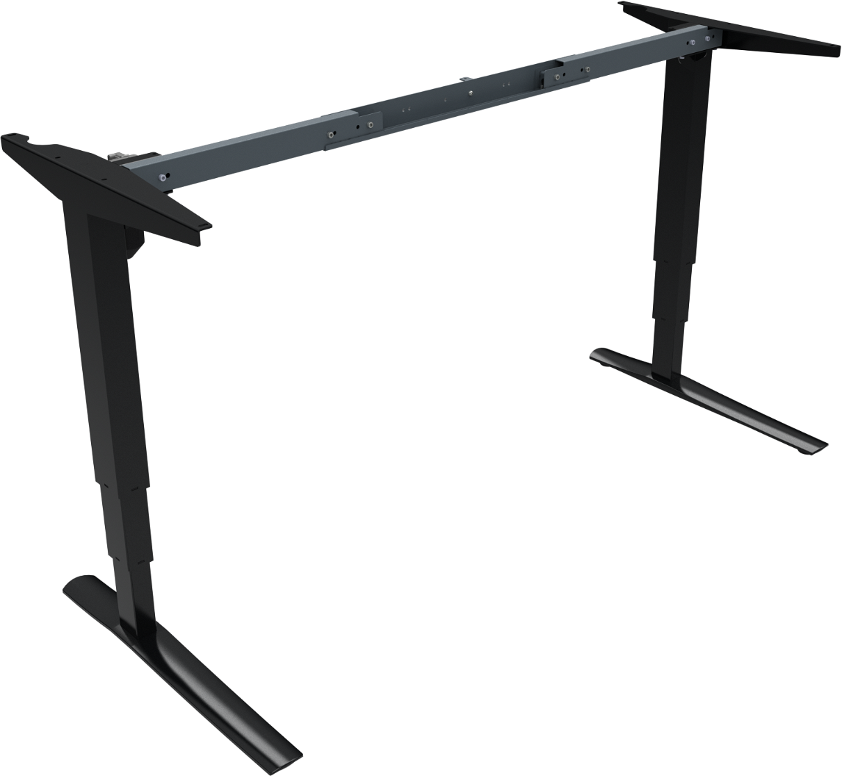 Hæve- Sænkestel Zennord Rise Rest 501-43 Sort Metal Højde 65-125 Cm Bredde 112-152 Cm