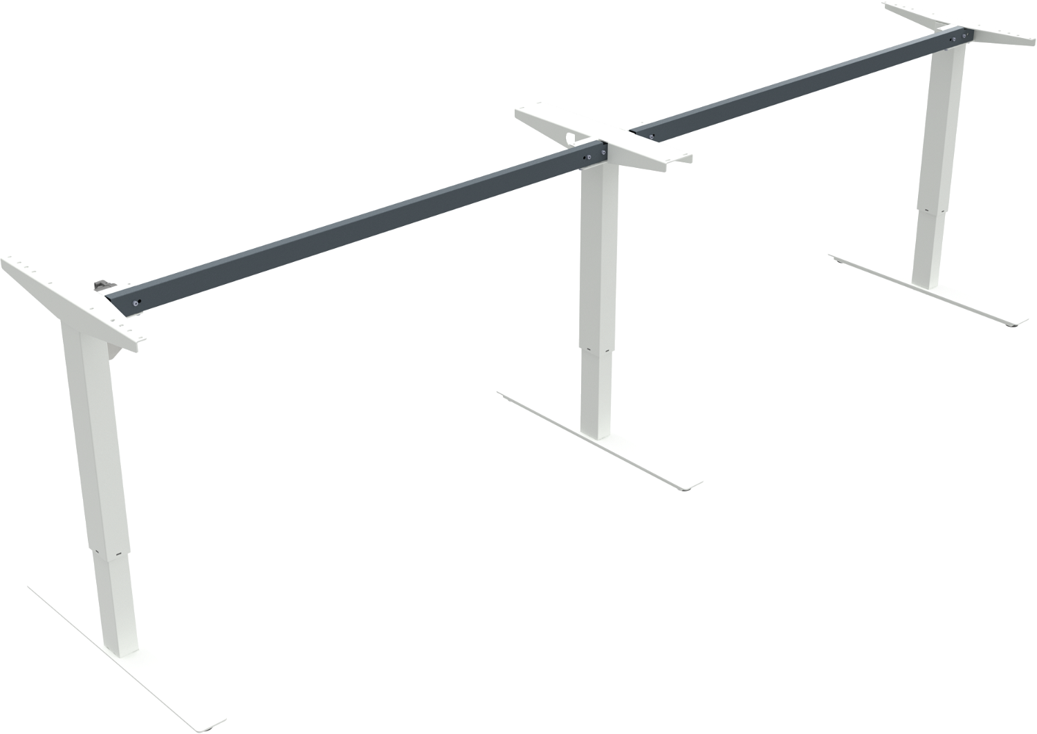 Hæve- og Sænkestel Zennord Updown - Hvid Ergonomi 68-118 cm