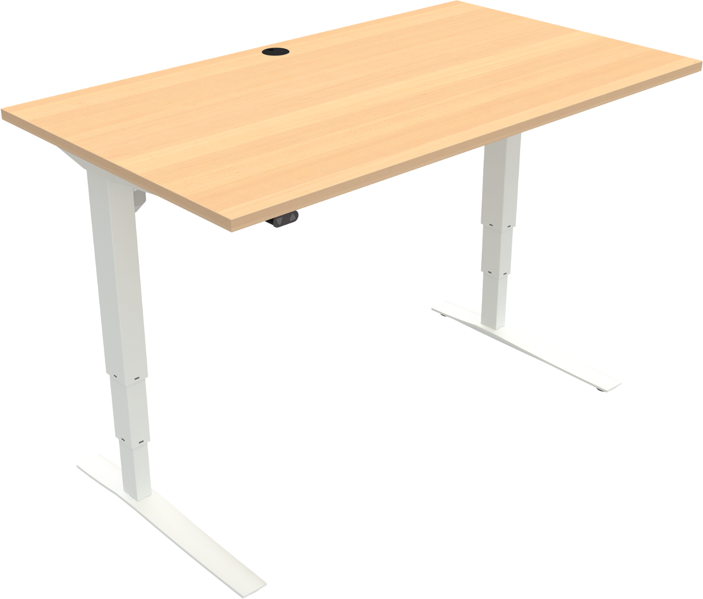 Ergonomisk Hæve-Sænkebord Zennord Rise Rest 140x80 cm