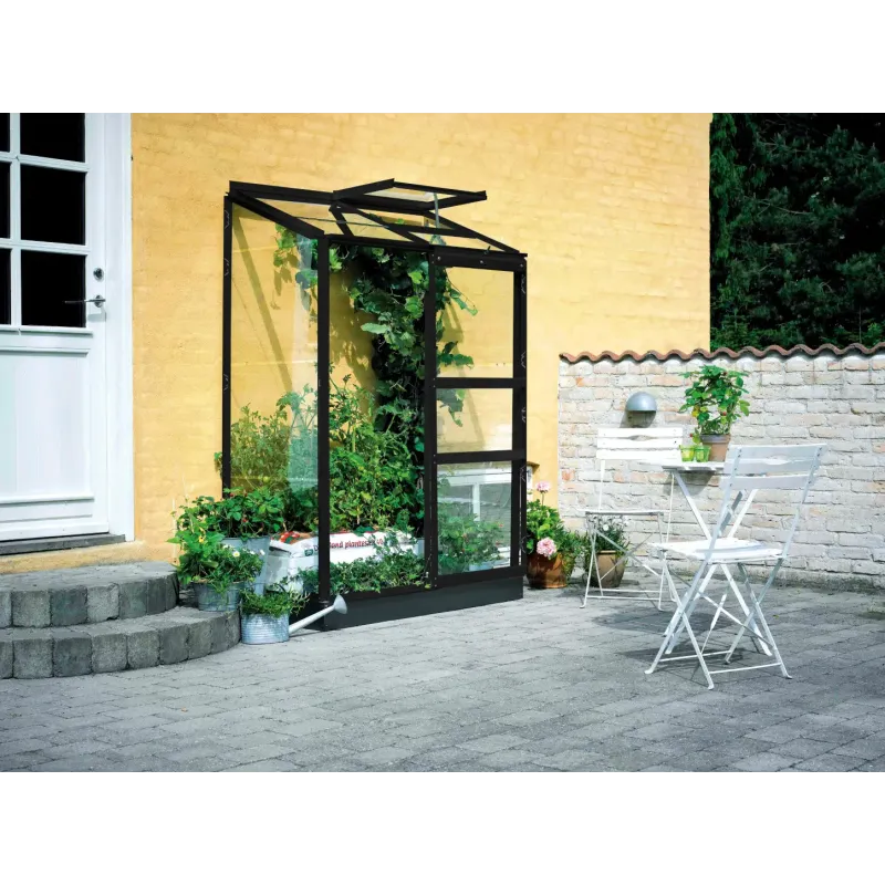 Halls Drivhus Altan   Sort      Mm Glas  F09946
