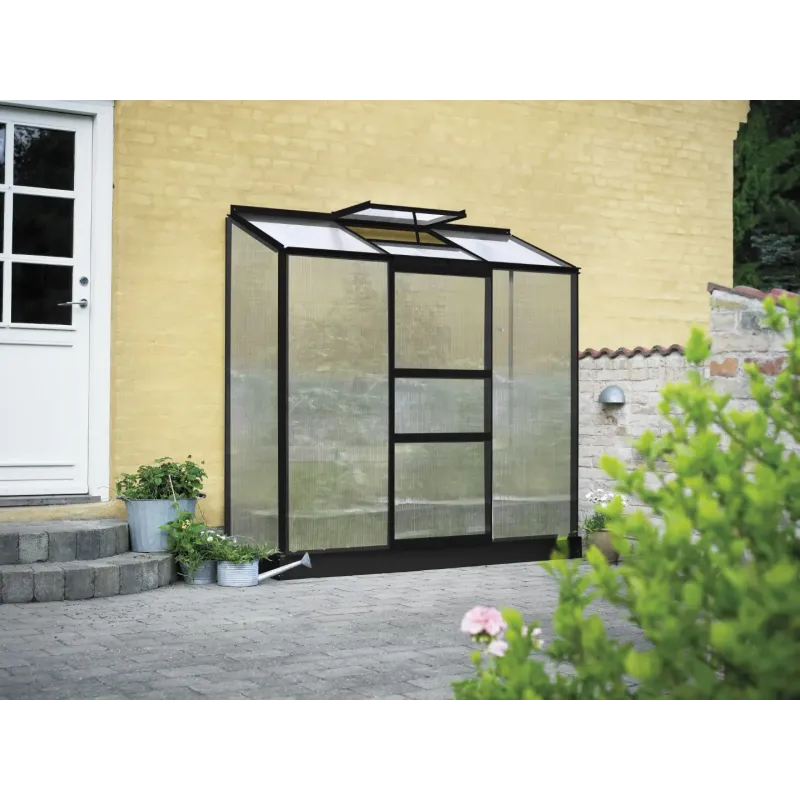 Halls Drivhus Altan   Sort      Mm Poly  F09949