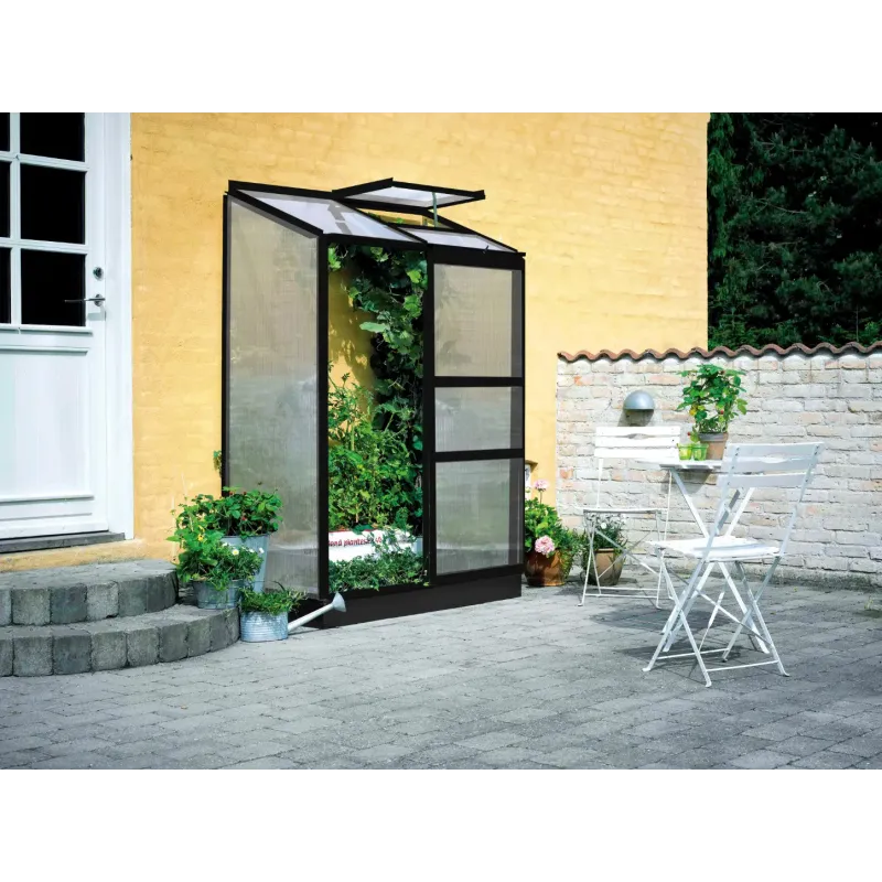 Halls Drivhus Altan   Sort      Mm Poly  F09947