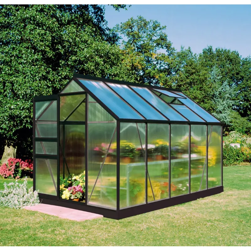 Halls Drivhus Popular 106 Sort     Mm Poly  F09710