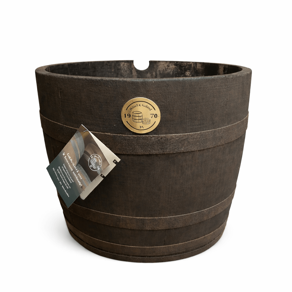 Halv Whiskytønde 95 Liter  Black Edition