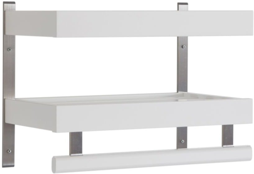 Elegant Hattehylde i Hvid Birketræ – Must-Have til Entré!