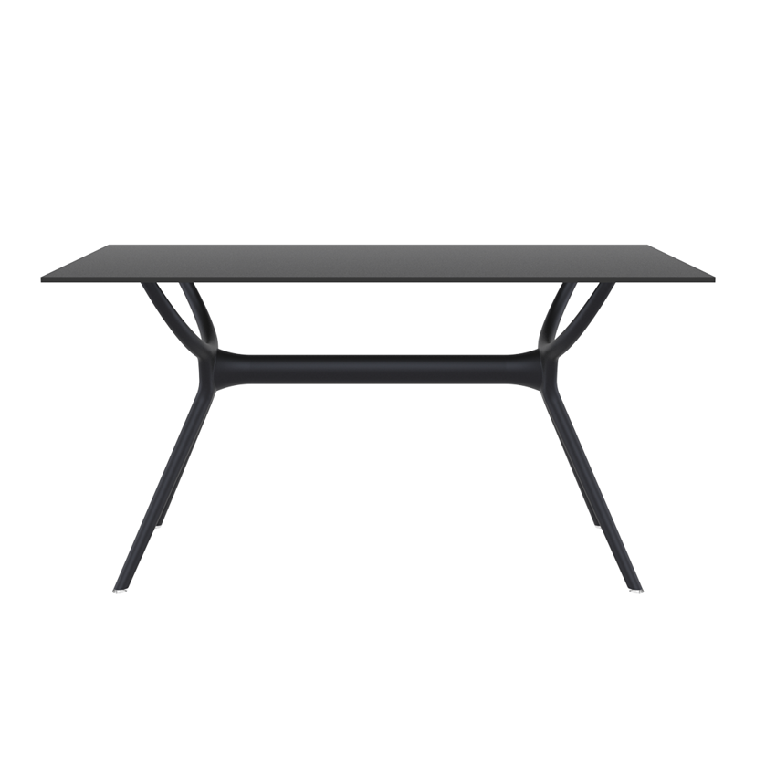 Havebord Siesta Diego   Sort 140 Cm