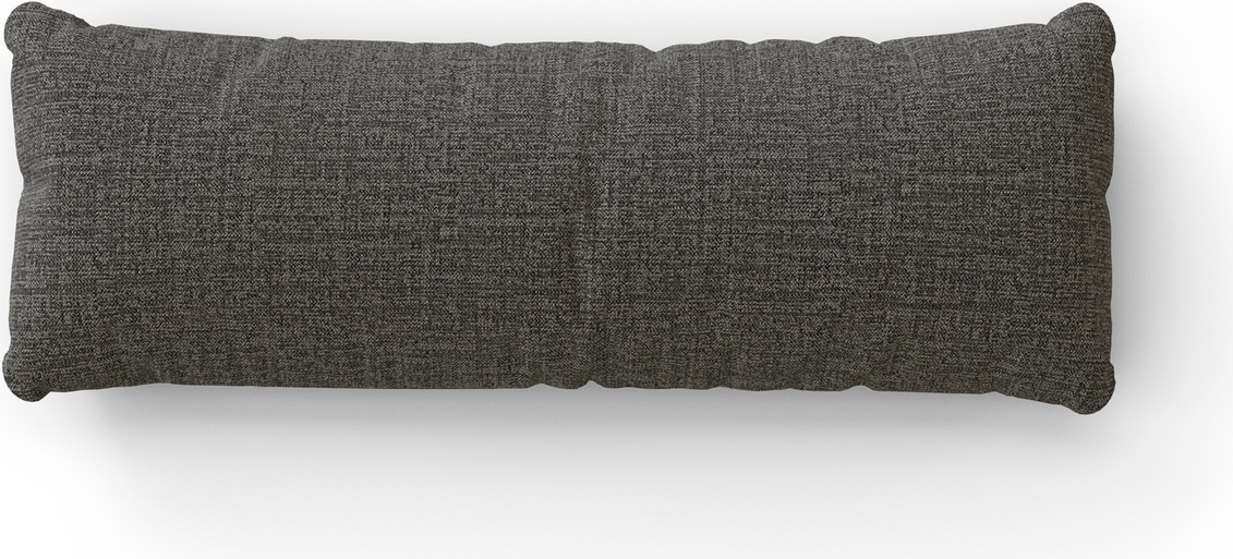 Havestolshynde Kave Home Sorells Grå 75x28 Cm Udendørs Pude Aftagelig Lynlås Uv-bestandig