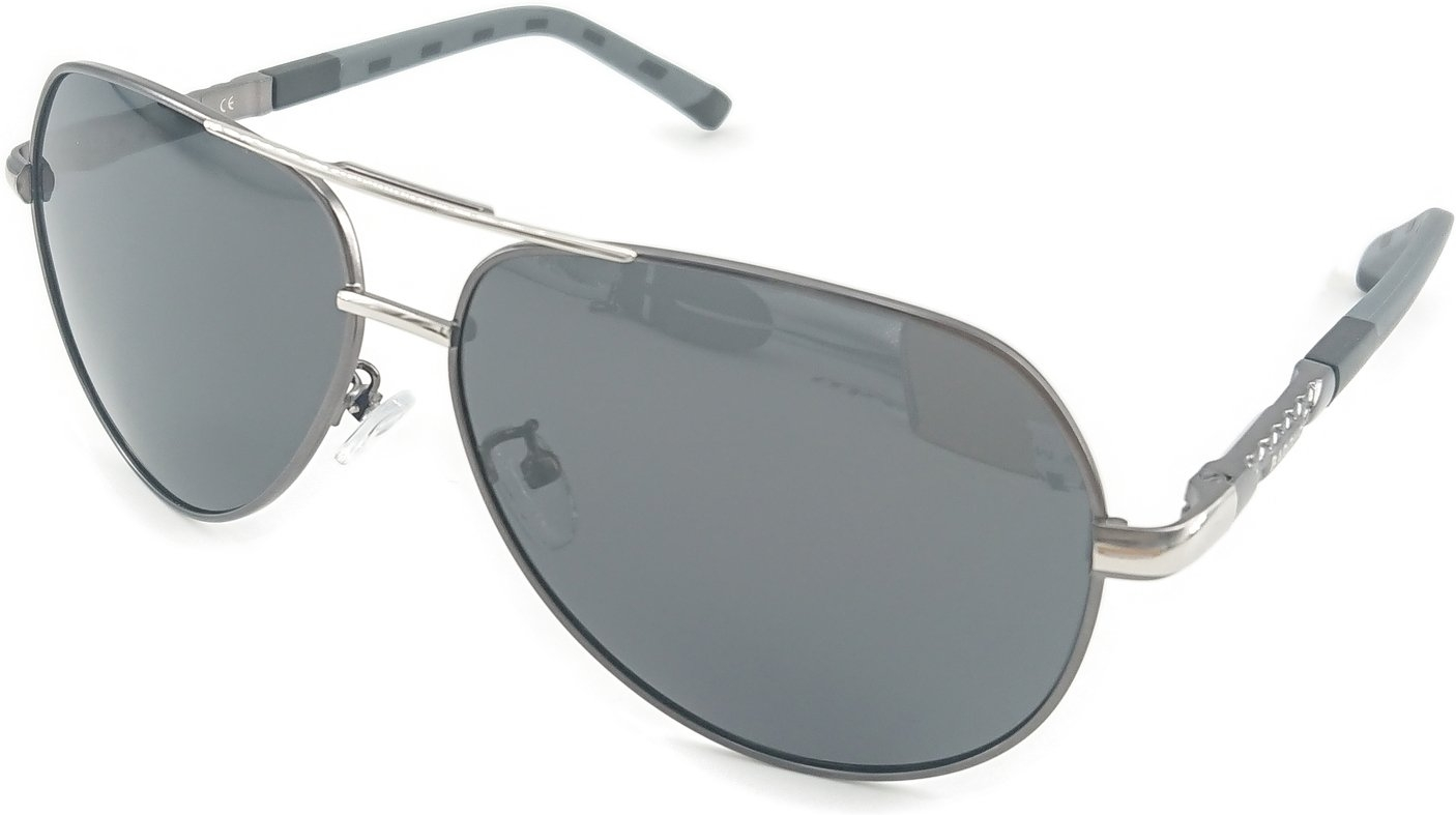 Herre Solbrille Kaleu Outlook Sort Aluminium-magnesium Stel Polariserede Uv400-linser Inkl  Etui Og Mikrofiberpose