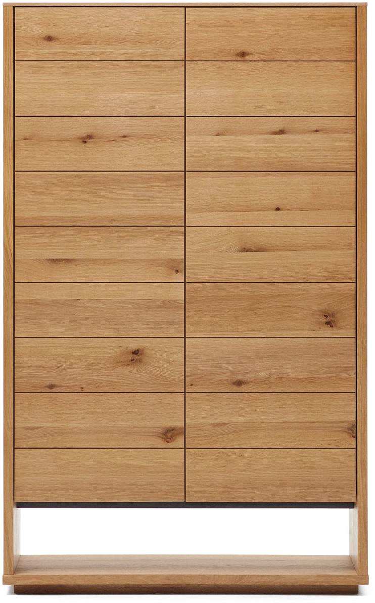 Highboard Kave Home Alguema Egetræsfinér Natur H163 5ã 100ã 40 Cm