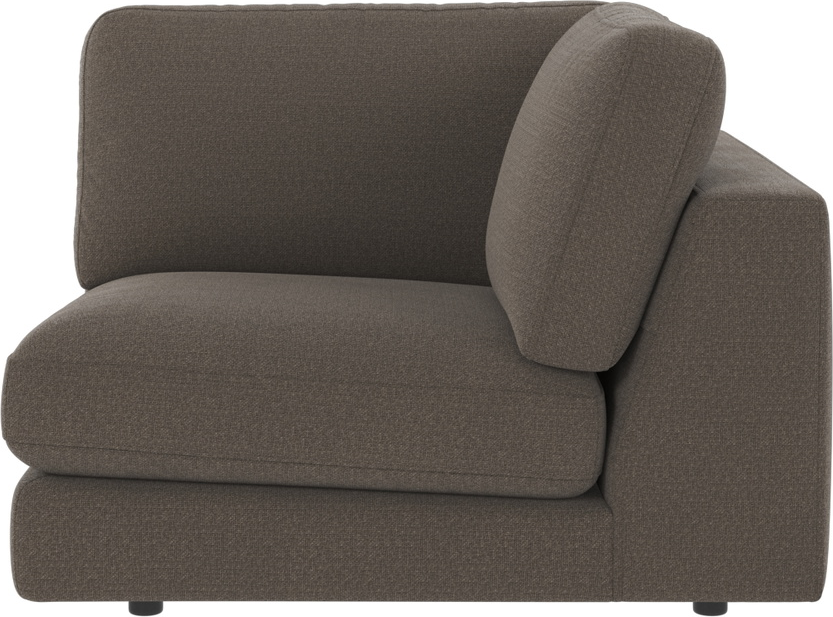 Hjørnemodul til Modulsofa - Mellemgrå Rita, Skandinavisk Design