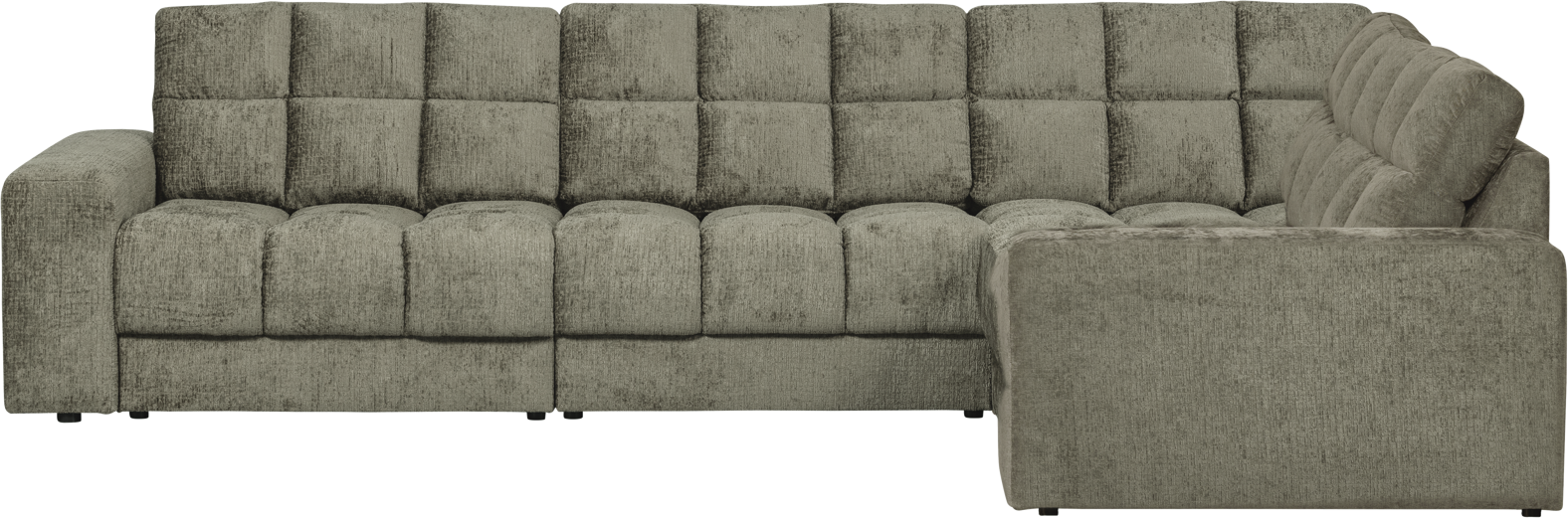 Højrevendt Hjørnesofa i Velour fra Woood - Stilfuld Elegance