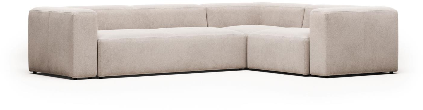 L-formet Beige Hjørnesofa Kave Home Blok – Stilfuld Elegance