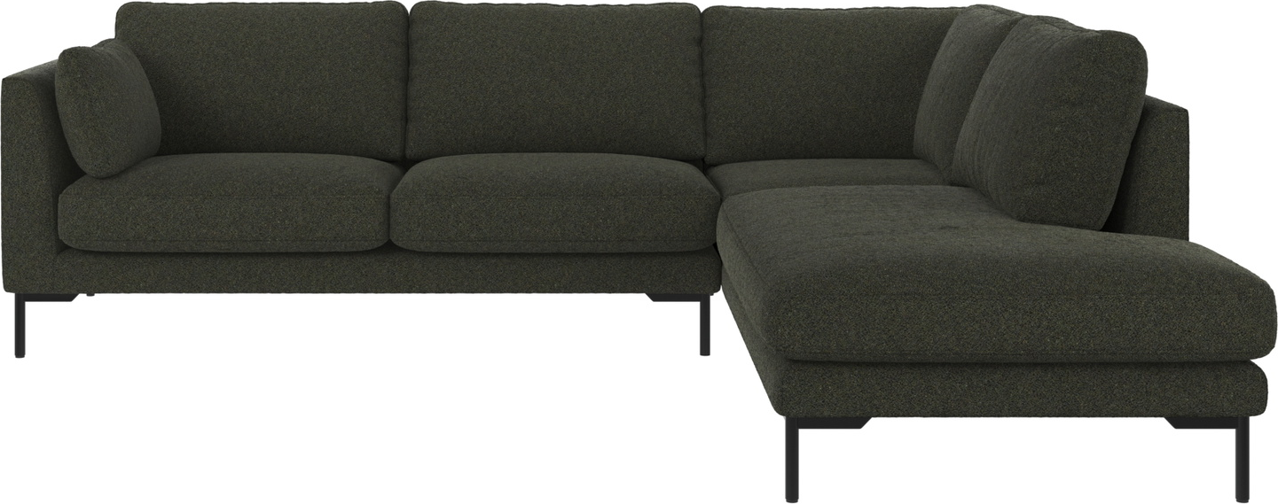 Hjørnesofa Rowico Corwin Alice 162 Dybdegrøn Højrevendt H83ã B266ã D226 Cm