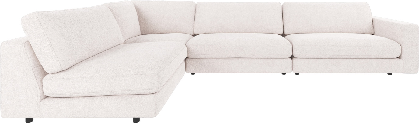 Hjørnesofa Rowico Duncan Greg Hvid Med Koldskum Og Zig-zag-fjedre 345ã 216 Cm Modulopbygget