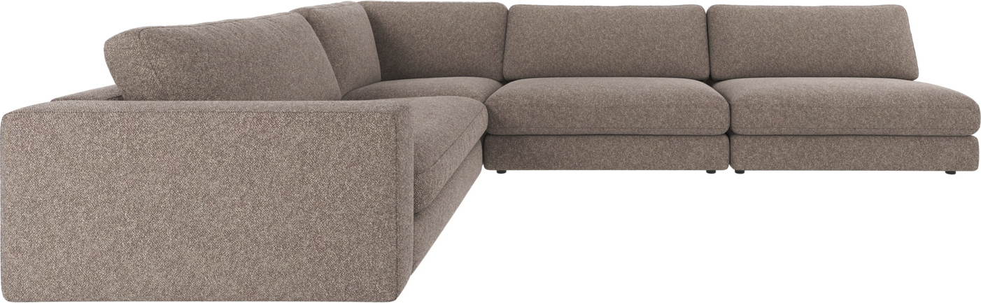 Hjørnesofa Rowico Duncan - Mørk Beige Modulsofa på Tilbud