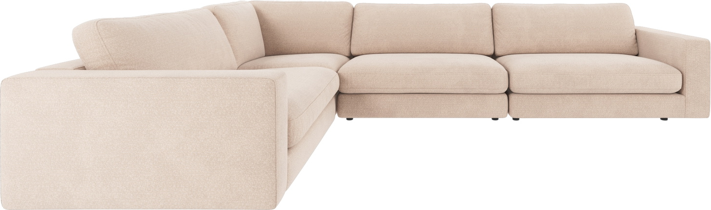 Hjørnesofa Rowico Duncan Modulopbygget Rita Lys Beige Melange-stof H78xb345xd233 Cm