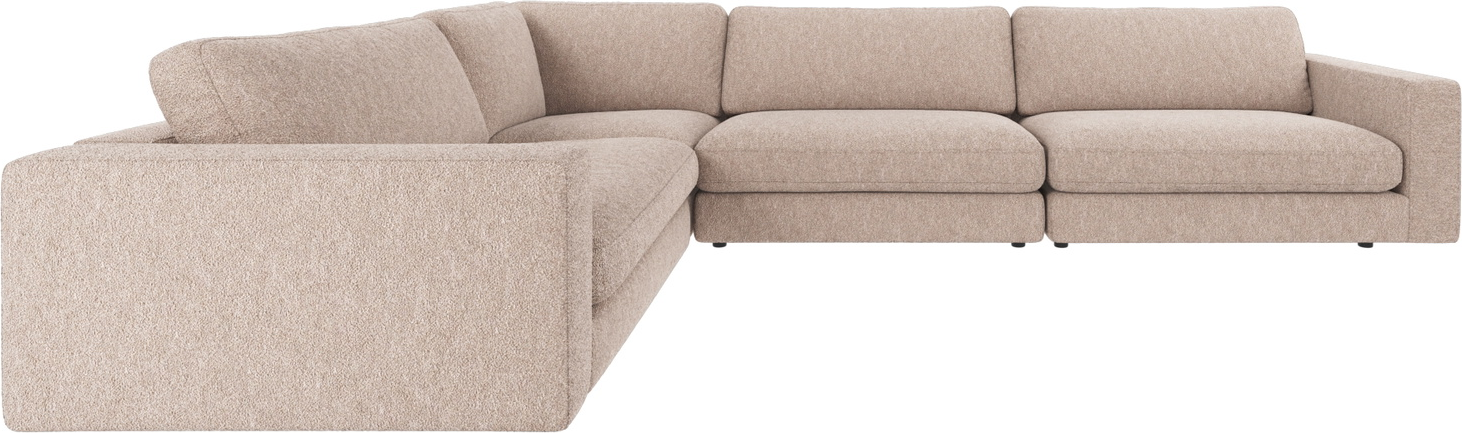 Hjørnesofa Rowico Duncan Modulopbygget Lysebeige Stof Fsc-mix 345x233 Cm Med Koldskum Og Zigzag-fjedre