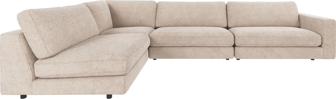 Hjørnesofa Rowico Duncan Modulopbygget Lysegrå Stof Robin 100 Polyester Bæredygtigt Fsc-mix Stel Med Koldskum Og Nozag-fjedre