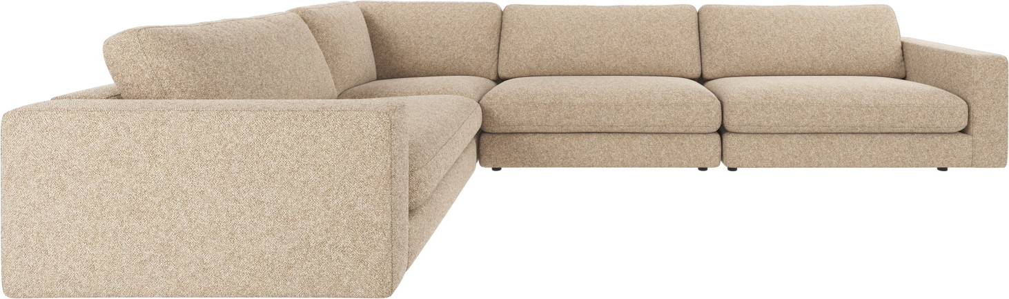 Hjørnesofa Rowico Duncan Modulsofa 23 Pers Beige Bobby-stof 100 Polyester Fleksibel Opbygning