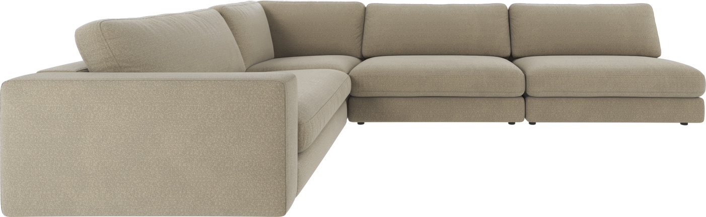 Hjørnesofa Rowico Duncan Rita Polyester Mørk Beige 78ã 325ã 230 Cm