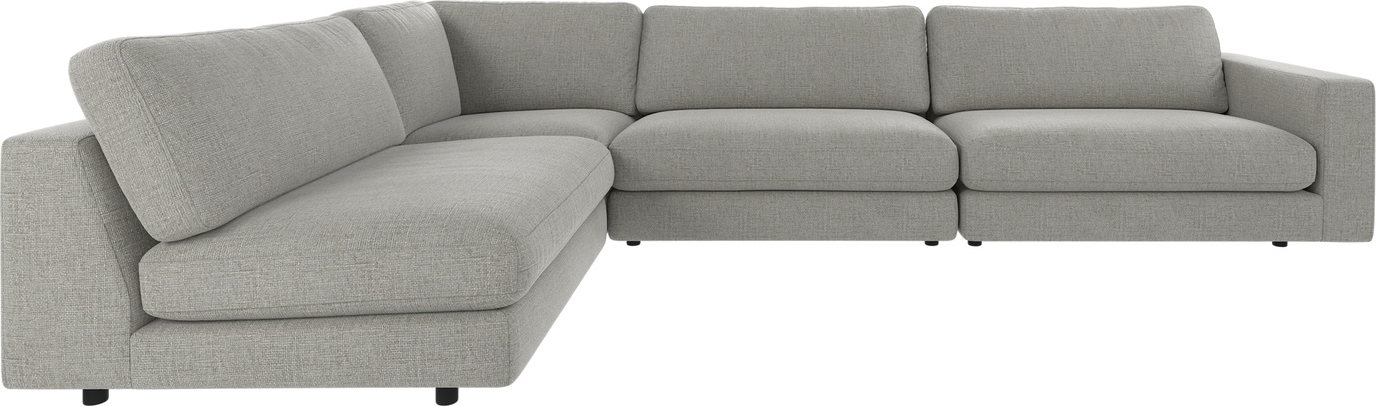 Hjørnesofa Rowico Duncan 345x216 Cm Modulsofa   Mellemgrå Robin 149   Fscâ -mix