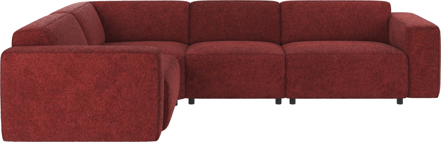 Hjørnesofa Rowico Willard Anna   Polyester Rød 297ã 219 Cm Skandinavisk Design