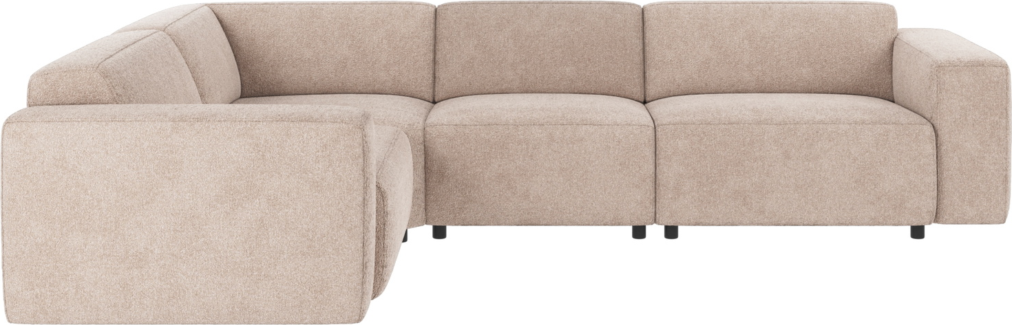 Hjørnesofa Rowico Willard Greg Lysebeige Polyesterstof 297ã 219 Cm