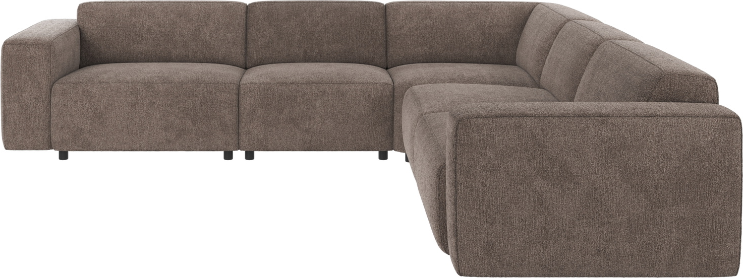 Hjørnesofa Rowico Willard Greg Mørk Beige 297x297 Cm Modulopbygget Nordisk Sofa