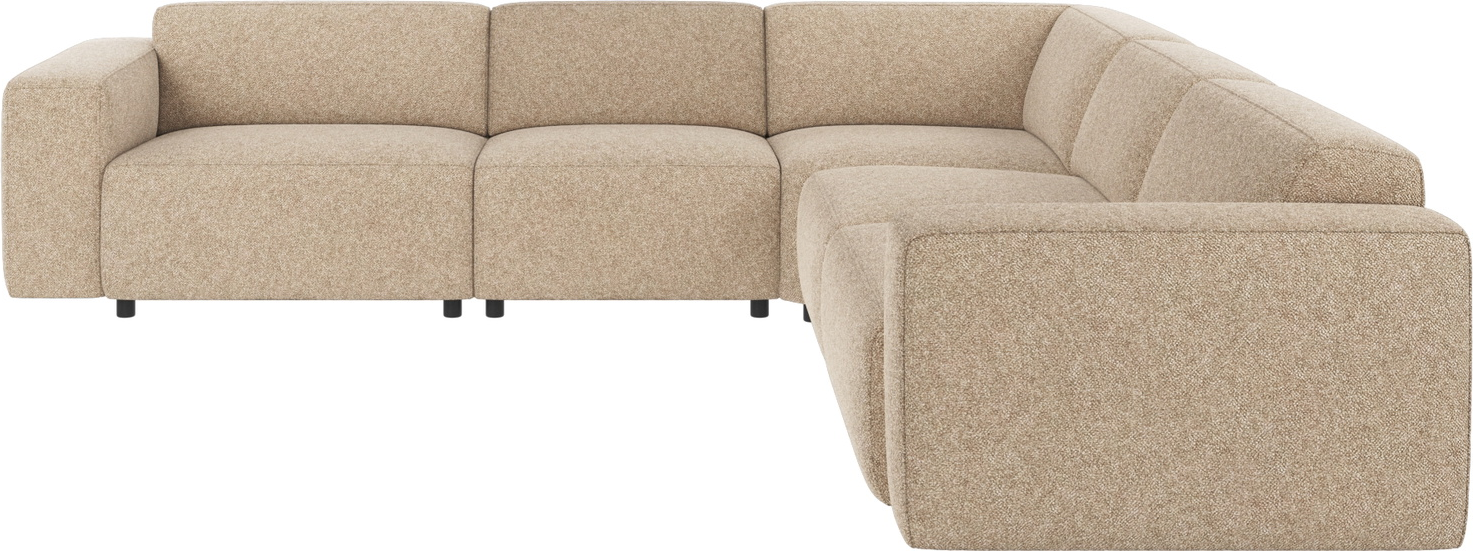 Hjørnesofa Rowico Willard Modulopbygget Beige Bobby Polyester   Fleksibel Konfiguration  Nordisk Minimalisme