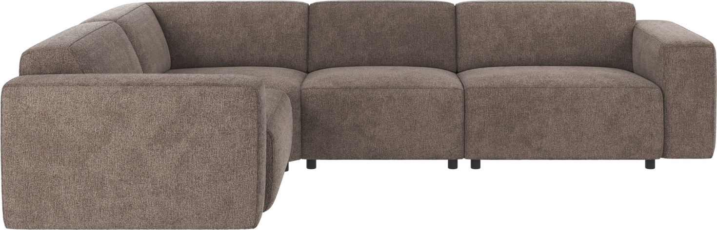 Hjørnesofa Rowico Willard Modulsofa -form Mørk Beige Polyester 297x219 Cm